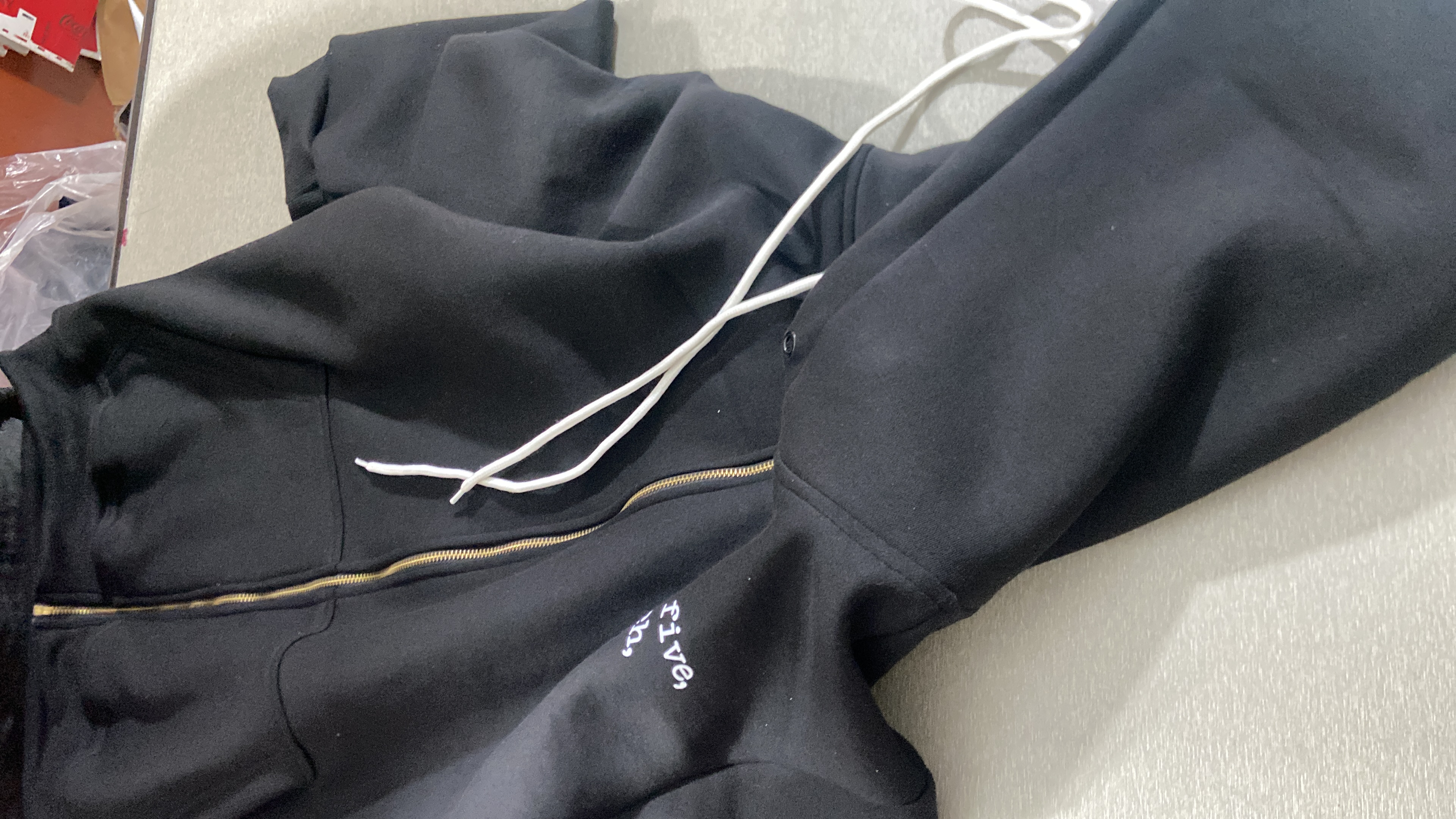 Bagpack zipper hoodie photo 3