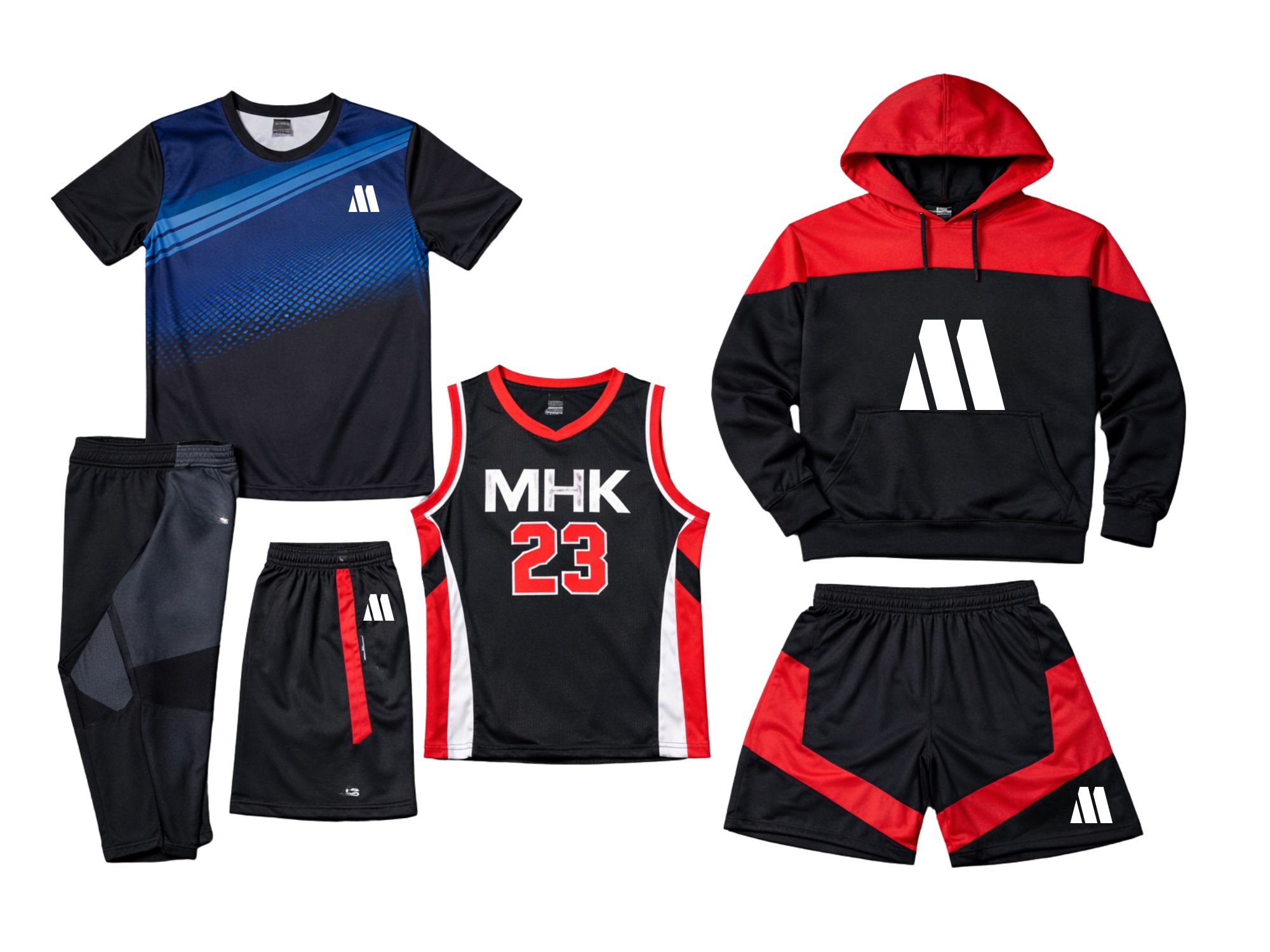 Custom teamwear jerseys and kits — sublimated sports uniforms