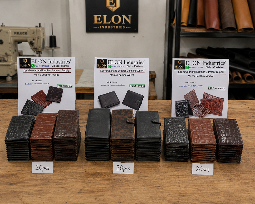 Custom Leather Wallet For Ladies and Gents made with 100% real Cow-Hide Leather photo 2