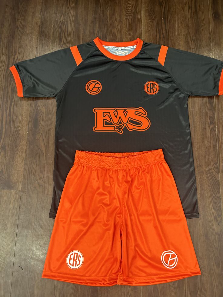 Red & Black Custom Soccer Uniforms – Breathable, export-quality polyester fabric, available in 140–160 GSM.