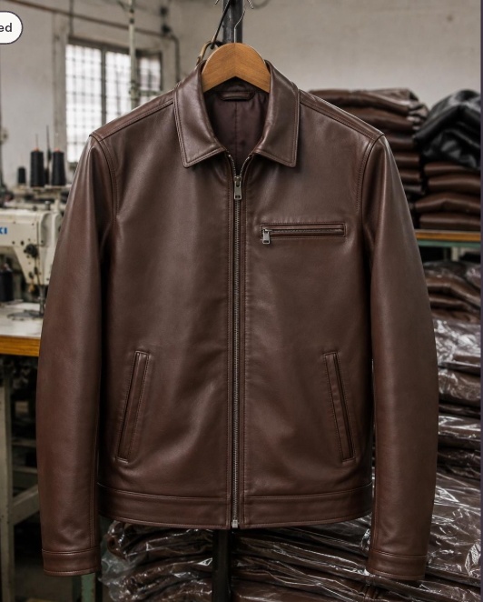Motorcycle leather jacket Rider leather jacket